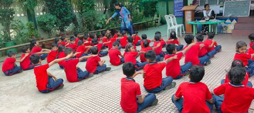 Outdoor learning session